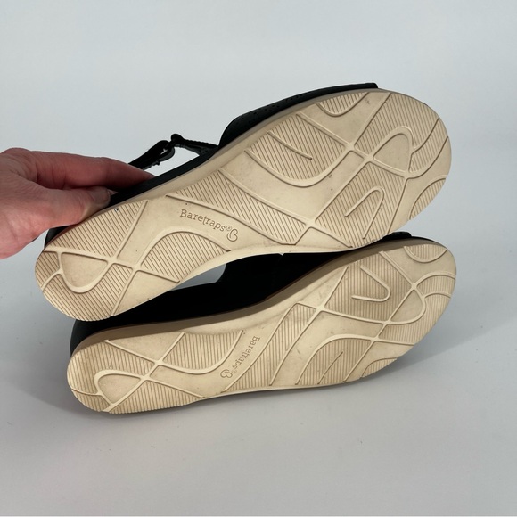 Baretraps Samira Sandals Black Perforated Comfort - Size 7.5 - Picture 10 of 12